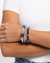 Load image into Gallery viewer, Flashy Frugality Blue Bracelet