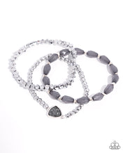 Load image into Gallery viewer, Druzy Decadence Silver Bracelet