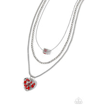 Load image into Gallery viewer, Seize the Sides Red Necklace