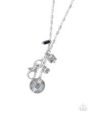 Load image into Gallery viewer, Vintage Venue Purple Lanyard
