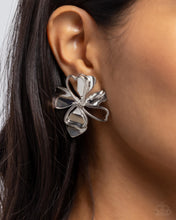 Load image into Gallery viewer, Sweetness and Light Silver Clip On Earrings