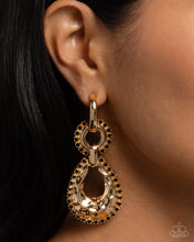 Load image into Gallery viewer, Hammered Highway Black Earrings