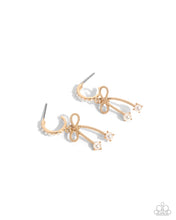 Load image into Gallery viewer, Charming Coquette Gold Hoop Earrings