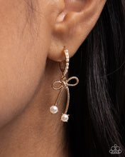 Load image into Gallery viewer, Charming Coquette Gold Hoop Earrings