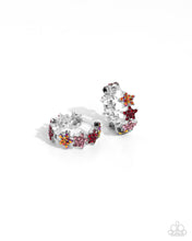 Load image into Gallery viewer, Stellar Surrender Red Hoop Earrings