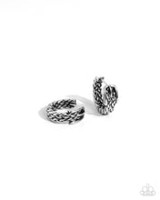 Load image into Gallery viewer, Off the Beaten Track Silver Hoop Earrings