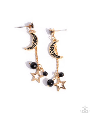 Astral Admiration Black Earrings