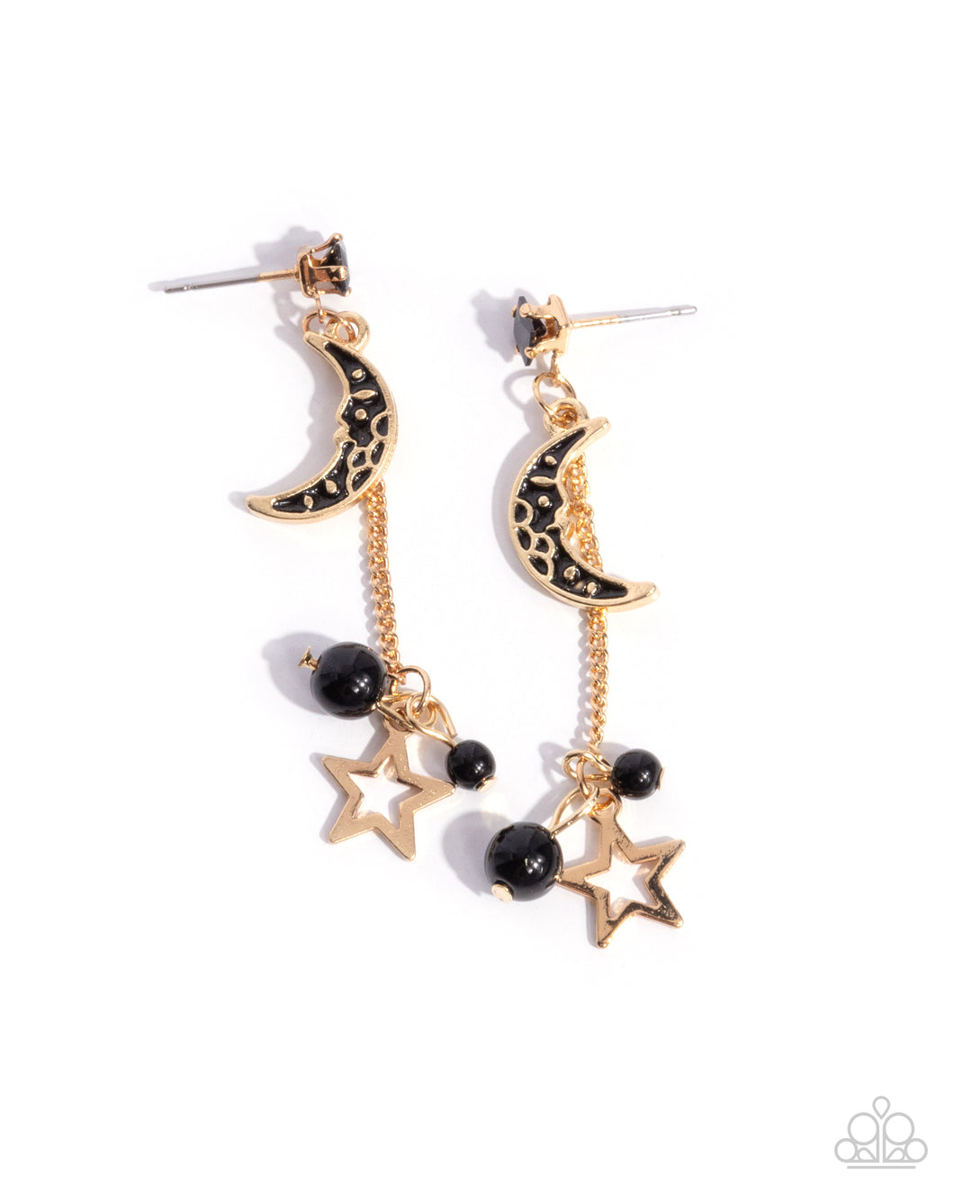 Astral Admiration Black Earrings