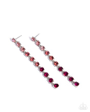 Load image into Gallery viewer, Opulent Ombré Pink Earrings
