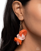 Load image into Gallery viewer, Wonderland Welcome Orange Earrings