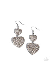 Load image into Gallery viewer, You Make My Heart Glow White Earrings