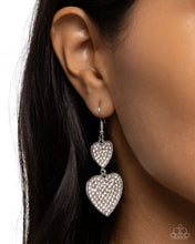 Load image into Gallery viewer, You Make My Heart Glow White Earrings