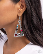 Load image into Gallery viewer, Warped Wanderer Black Earrings
