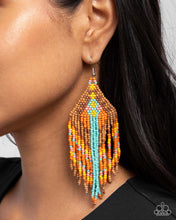 Load image into Gallery viewer, Paramount Pattern Multi Seed Bead Earrings
