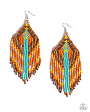 Load image into Gallery viewer, Paramount Pattern Multi Seed Bead Earrings