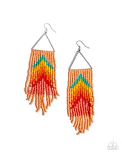 Load image into Gallery viewer, Pointed Promotion Yellow Seed Bead Earrings
