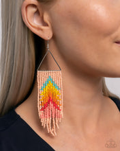 Load image into Gallery viewer, Pointed Promotion Yellow Seed Bead Earrings