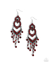 Load image into Gallery viewer, Pristine Precipitation Red Earrings