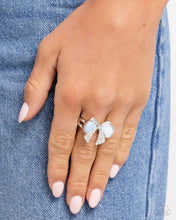 Load image into Gallery viewer, Classy Coquette Blue Skinny Band Ring