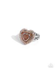 Load image into Gallery viewer, Radiant Resplendence Brown Skinny Band Ring