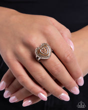 Load image into Gallery viewer, Radiant Resplendence Brown Skinny Band Ring