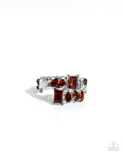 Load image into Gallery viewer, Continuous Wave Brown Skinny Band Ring