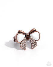 Load image into Gallery viewer, Classy Coquette Copper Skinny Band Ring