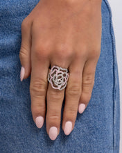 Load image into Gallery viewer, Repetitive Rose Pink Ring