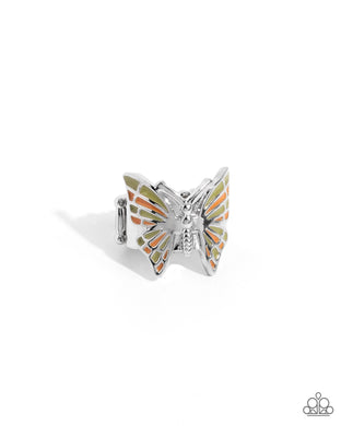 Butterfly Broadcast Green Ring