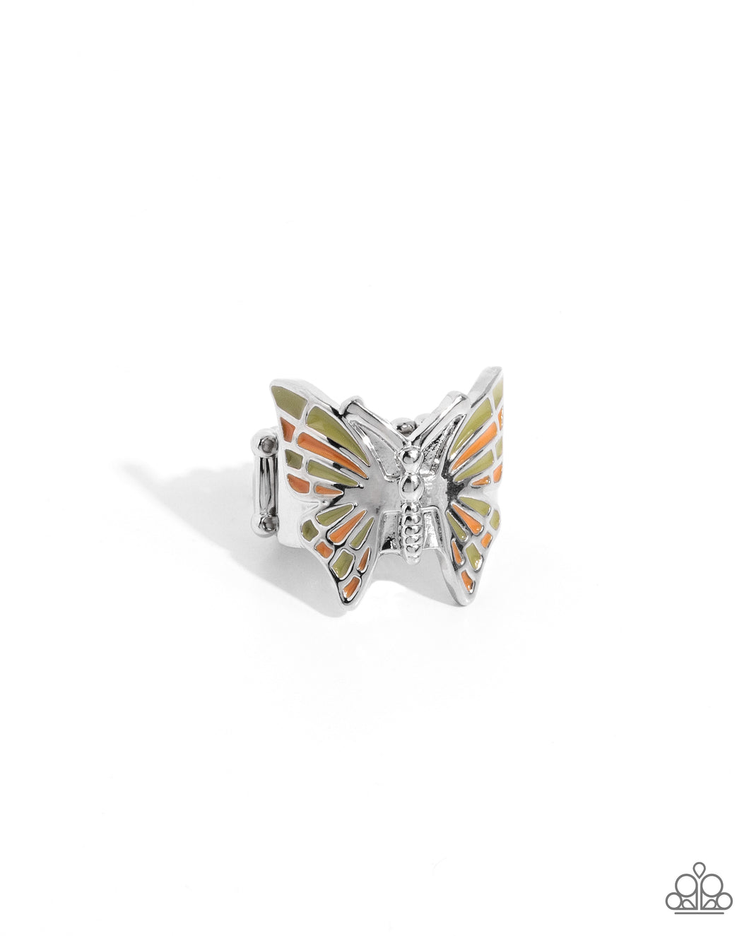 Butterfly Broadcast Green Ring