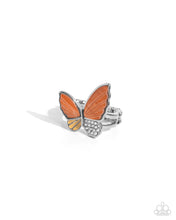 Load image into Gallery viewer, Fluttering Fidelity Orange Skinny Band Ring
