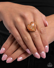 Load image into Gallery viewer, Smitten Season Orange Skinny Band Ring