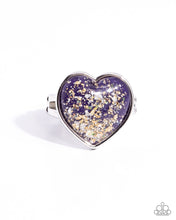 Load image into Gallery viewer, Smitten Season Purple Skinny Band Ring