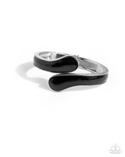 Load image into Gallery viewer, Painted Puzzle Black Hinged Bracelet