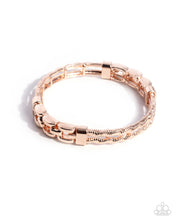 Load image into Gallery viewer, Mismatched Movement Rose Gold Bracelet