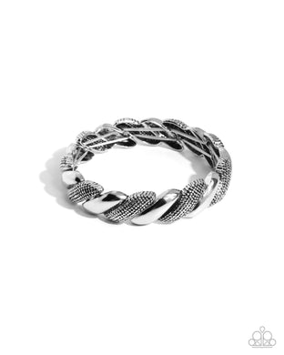 Captivating Curls Silver Bracelet