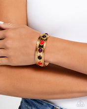 Load image into Gallery viewer, Fitted Fancy Purple Cuff Bracelet