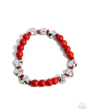 Load image into Gallery viewer, Festival Fling Red Bracelet