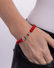 Load image into Gallery viewer, Festival Fling Red Bracelet
