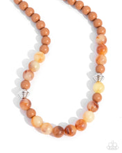 Load image into Gallery viewer, Showroom Swirl Orange Necklace