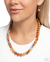 Load image into Gallery viewer, Showroom Swirl Orange Necklace