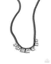 Load image into Gallery viewer, Seeking Out Squares Black Necklace