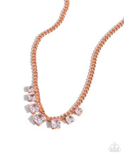 Load image into Gallery viewer, Seeking Out Squares Copper Necklace