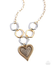 Load image into Gallery viewer, Focused Affection Gold Necklace