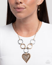 Load image into Gallery viewer, Focused Affection Gold Necklace