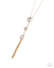 Load image into Gallery viewer, Graduated Glitter Gold Necklace