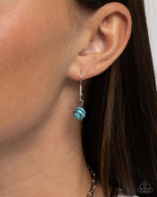 Load image into Gallery viewer, Longhorn Lasso Blue Necklace
