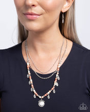 Load image into Gallery viewer, Touching Teardrops White Necklace