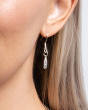 Load image into Gallery viewer, Touching Teardrops White Necklace