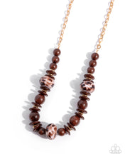 Load image into Gallery viewer, Cheetah Club Brown Necklace